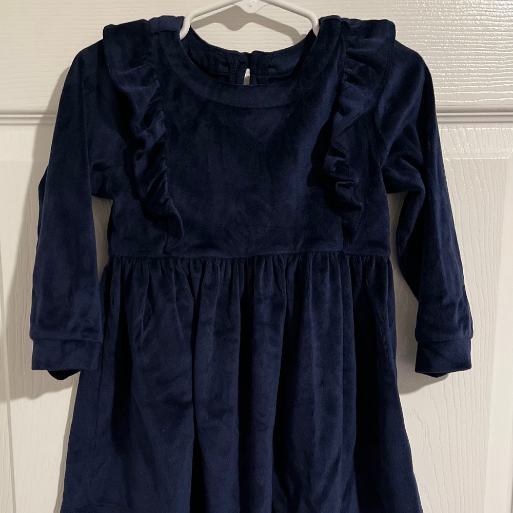 Velvet blue dress